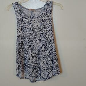 ATHLETA Women's Small Breezy Printed Cutout Racerback Tank